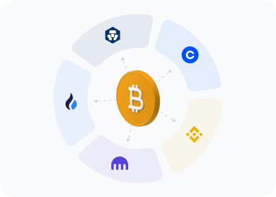 Diversificazione — Diversifica gli asset tra gli exchange